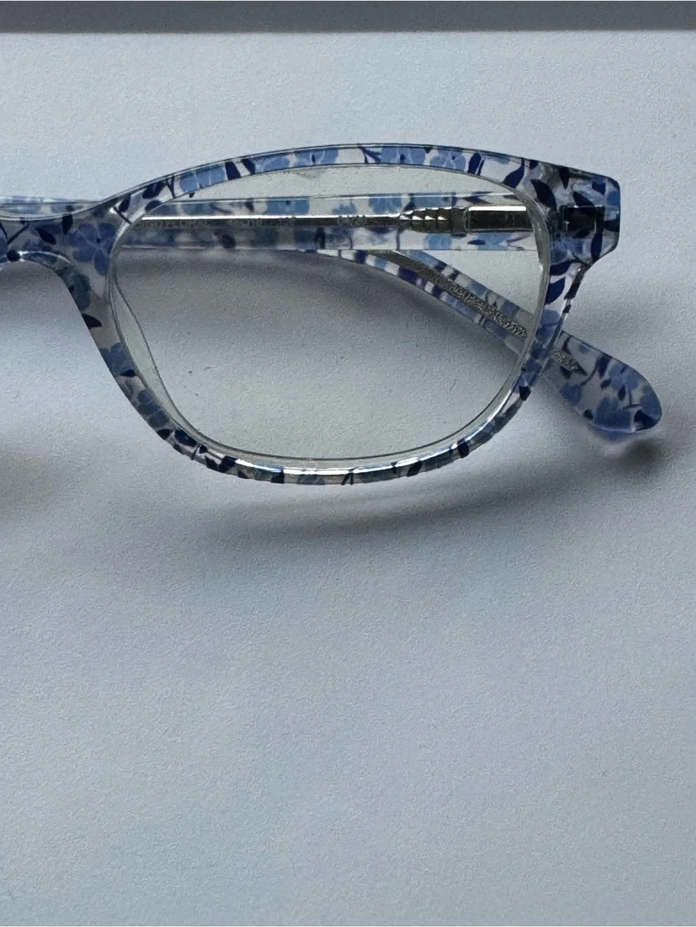 Draper James DJ1001 (414) indigo Floral 48-16 Eyeglass frame/ pre-owned